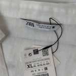 شومیز لینن آستین بلند زارا اورجینال - Image 2