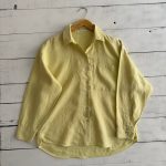 شومیز لینن اویشو آستین بلند اورجینال